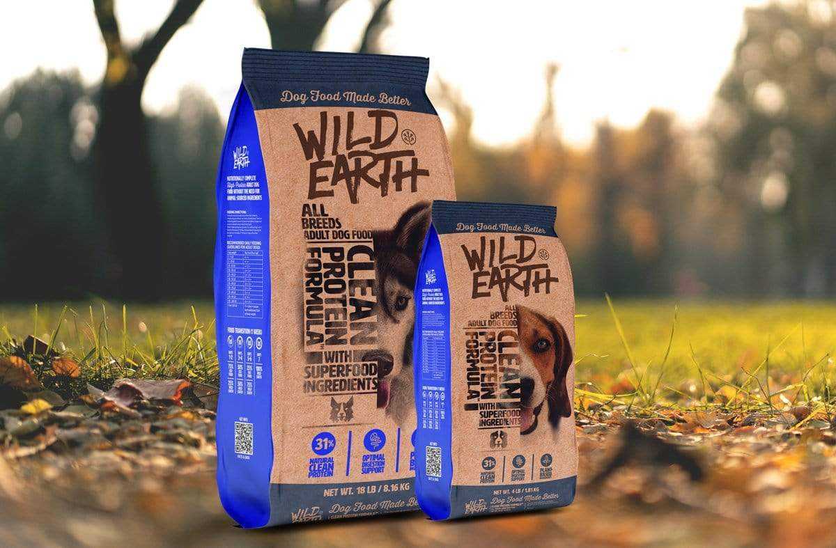 wild earth dog food bag